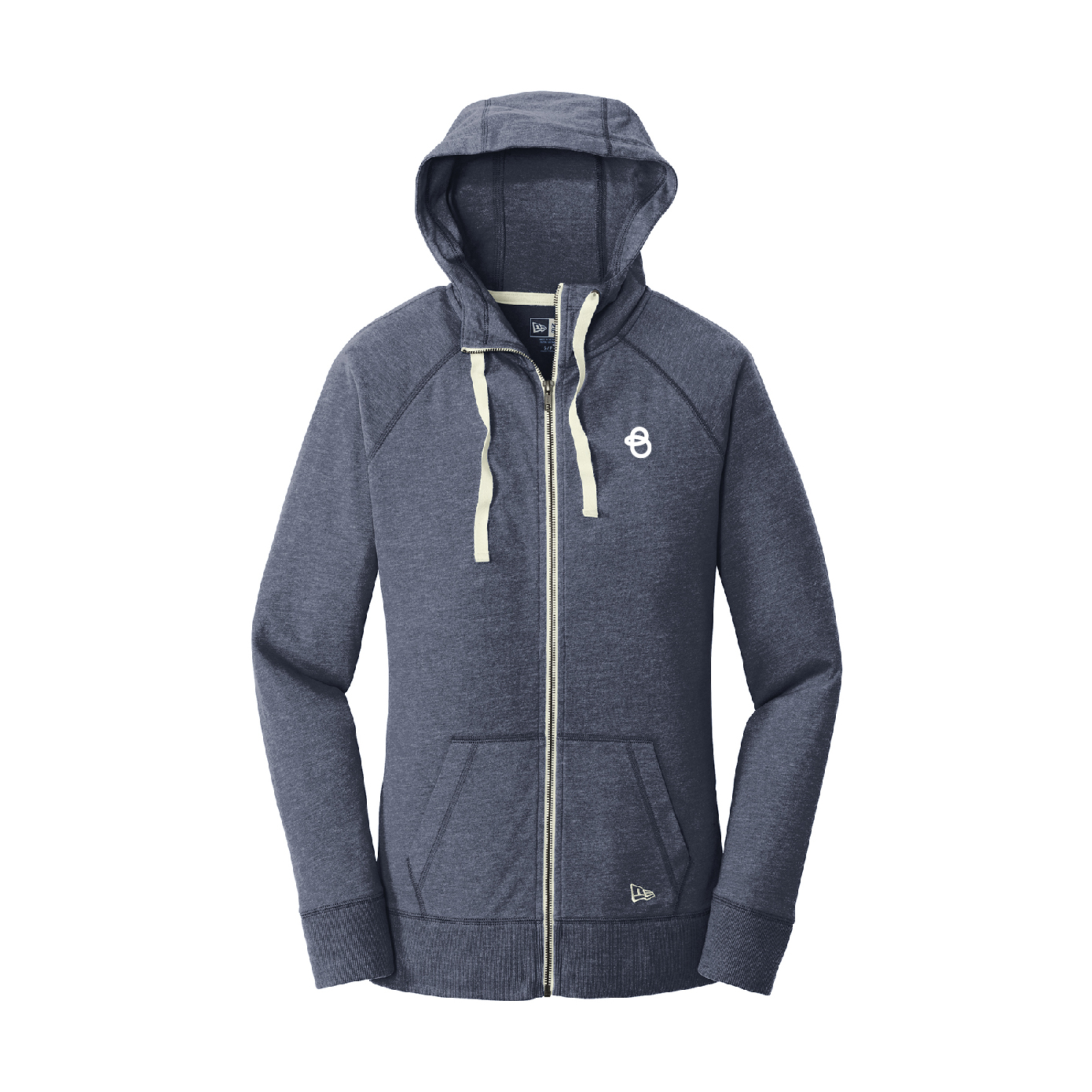 New Era Ladies Sueded Cotton Blend Full-Zip Hoodie